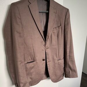 H&M Brown Linen Blazer